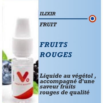 Ilixir - VEGETOL CLOUD FRUITS ROUGES - 10ml Ilixir - VEGETOL CLOUD FRUITS ROUGES - 10ml