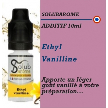 SOLUBAROME - ADDITIF ETHYL VANILLINE - 10 ml