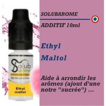 SOLUBAROME - ADDITIF ETHYL MALTOL - 10 ml SOLUBAROME - ADDITIF ETHYL MALTOL - 10 ml