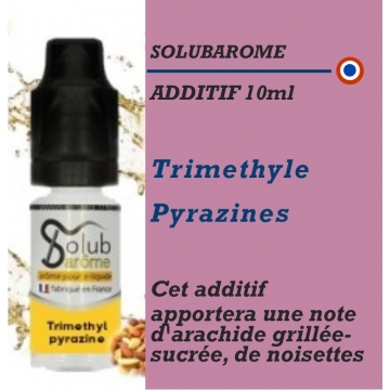 SOLUBAROME - ADDITIF TRIMETHYL PYRAZINES- 10 ml SOLUBAROME - ADDITIF TRIMETHYL PYRAZINES- 10 ml