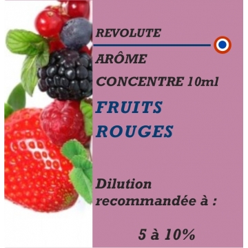 REVOLUTE - ARÔME FRUITS ROUGES - 10 ml