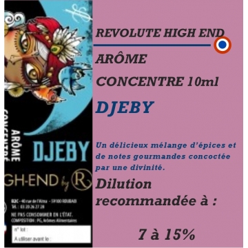 REVOLUTE HIGH END - ARÔME DJEBY - 10 ml