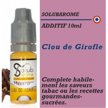 SOLUBAROME - ADDITIF CLOU de GIROFLE - 10 ml SOLUBAROME - ADDITIF CLOU de GIROFLE - 10 ml