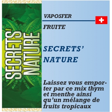 Vaposfer - SECRETS' NATURE - 10ml - DDM Vaposfer - SECRETS' NATURE - 10ml - DDM