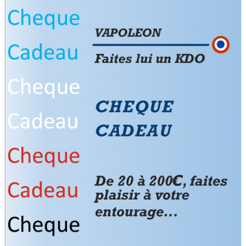 Chèque Cadeau Vapoleon Chèque Cadeau Vapoleon