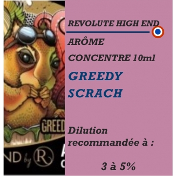REVOLUTE - ARÔME GREEDY SCRACH - 10 ml