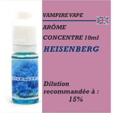 VAMPIRE VAPE - ARÔME HEISENBERG - 10 ml VAMPIRE VAPE - ARÔME HEISENBERG - 10 ml