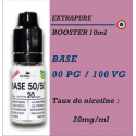 Extrapure - BOOSTER 0 PG 100 VG en 20mg/ml - 10ml