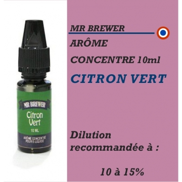 MR BREWER - ARÔME CITRON VERT - 10 ml MR BREWER - ARÔME CITRON VERT - 10 ml