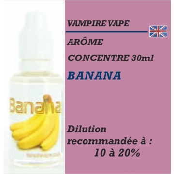 VAMPIRE VAPE - ARÔME BANANA - 30 ml VAMPIRE VAPE - ARÔME BANANA - 30 ml