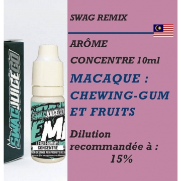 Swag Remix - ARÔME MACAQUE - 10 ml Swag Remix - ARÔME MACAQUE - 10 ml