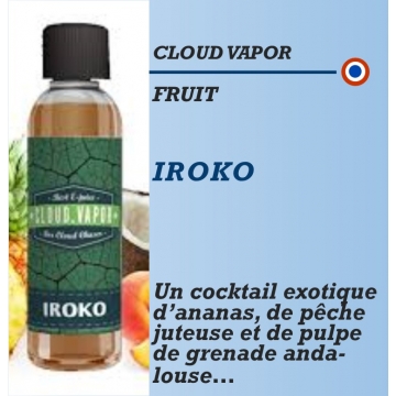Cloud Vapor - IROKO SHAKE AND VAPE - 50ml Cloud Vapor - IROKO SHAKE AND VAPE - 50ml