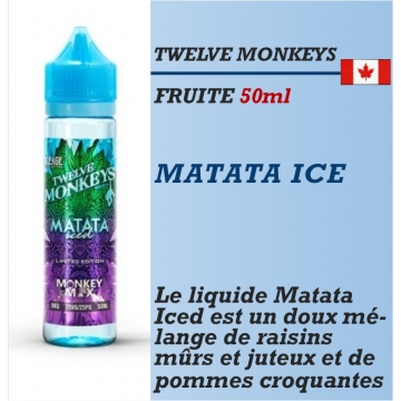 Twelve Monkeys - MATATA ICED - 50ml