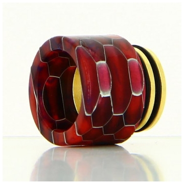 DRIP TIP 810 EPOXY RESINE SNAKE and GOLD BASE TFV8-TFV12 DRIP TIP 810 EPOXY RESINE SNAKE and GOLD BASE TFV8-TFV12