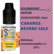 SOLUBAROME - ARÔME CARAMEL BEURRE SALE - 10 ml