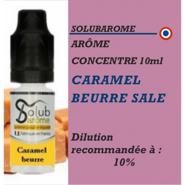 SOLUBAROME - ARÔME CARAMEL BEURRE SALE - 10 ml SOLUBAROME - ARÔME CARAMEL BEURRE SALE - 10 ml