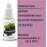 VAMPIRE VAPE - ARÔME BLACKCURRANT (cassis) - 30 ml