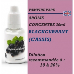 VAMPIRE VAPE - ARÔME BLACKCURRANT (cassis) - 30 ml