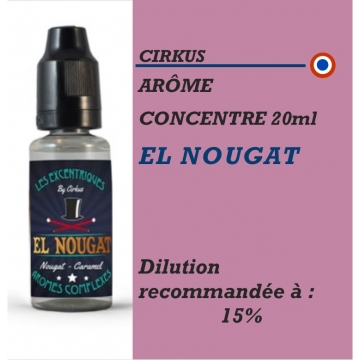 CIRKUS - ARÔME EL NOUGAT - 20 ml CIRKUS - ARÔME EL NOUGAT - 20 ml