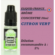 ELIQUIDFRANCE - ARÔME CITRON VERT - 10 ml