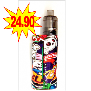 KIT ECO 90W par VAPOR STORM - CLEAROMISEUR PRECO 3 ml par VZONE - ACCU 2500 mAh KIT ECO 90W par VAPOR STORM - CLEAROMISEUR PRECO 3 ml par VZONE - ACCU 2500 mAh