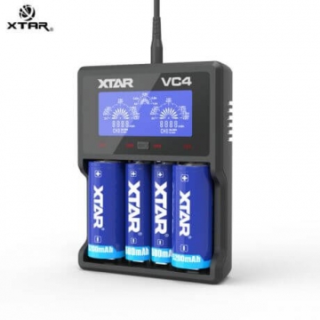 CHARGEUR 4 ACCUS DE TYPE VC4 par XTAR