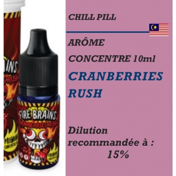 CHILL PILL - ARÔME CRANBERRIES RUSH - 10 ml CHILL PILL - ARÔME CRANBERRIES RUSH - 10 ml
