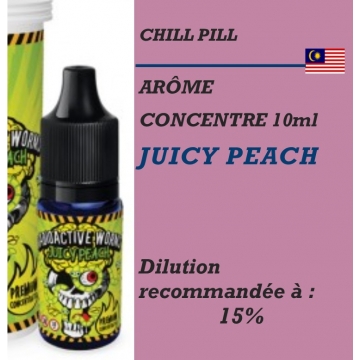 CHILL PILL - ARÔME JUICY PEACH - DDM - 10 ml