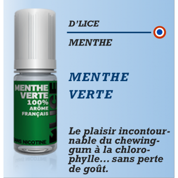 D'Lice - MENTHE VERTE - 10ml
