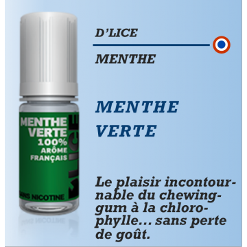 D'Lice - MENTHE VERTE - 10ml D'Lice - MENTHE VERTE - 10ml