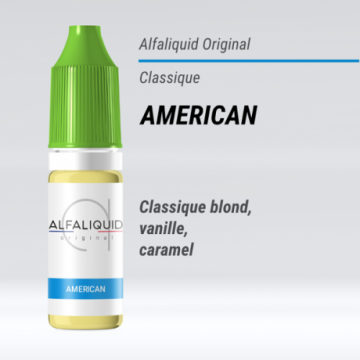 Alfaliquid - AMERICAN - 10ml Alfaliquid - AMERICAN - 10ml