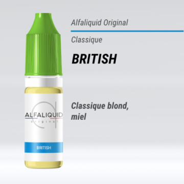 Alfaliquid - BRITISH - 10ml - FS Alfaliquid - BRITISH - 10ml - FS