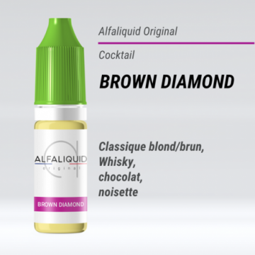 Alfaliquid - BROWN DIAMOND - 10ml - FS Alfaliquid - BROWN DIAMOND - 10ml - FS