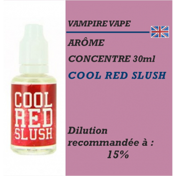 VAMPIRE VAPE - ARÔME COOL RED SLUSH - 30 ml