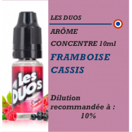 LES DUOS - FRAMBOISE CASSIS - 10 ml