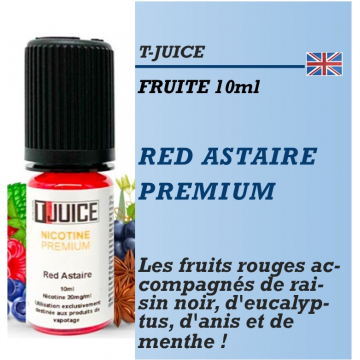Tjuice - SALT RED ASTAIRE PREMIUM - 10ml Tjuice - SALT RED ASTAIRE PREMIUM - 10ml