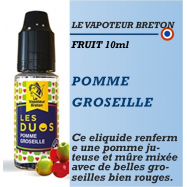 Le Vapoteur Breton - Les Duos - POMME GROSEILLE - 10ml