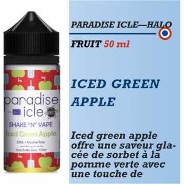 Halo - Paradise Icle - ICED GREEN APPLE - 50ml
