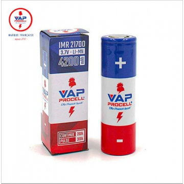 Batterie IMR 21700 30A 4200mAh - VAP PROCELL Batterie IMR 21700 30A 4200mAh - VAP PROCELL