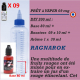 PRÊT A VAPER 200 ml en RAGNAROK 9mg de NICOTINE