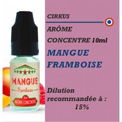 CIRKUS - ARÔME MANGUE FRAMBOISE - 10 ml