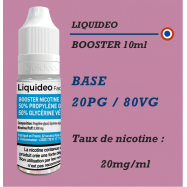 Liquideo - BOOSTER 20 PG 80 VG en 20mg/ml - 10ml