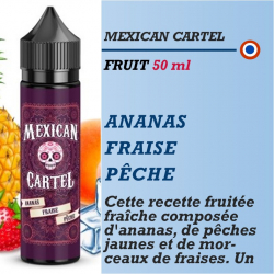 Mexican Cartel - ANANAS FRAISE PÊCHE - 50ml