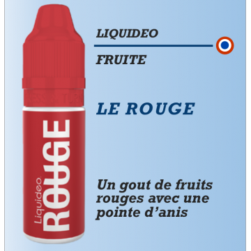 Liquideo - LE ROUGE - 10ml Liquideo - LE ROUGE - 10ml