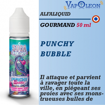 Alfaliquid - Suga Freaks - PUNCHY BUBBLE - 50ml Alfaliquid - Suga Freaks - PUNCHY BUBBLE - 50ml