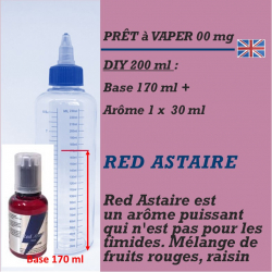 PRÊT A VAPER 200 ml en RED ASTAIRE 0mg de NICOTINE