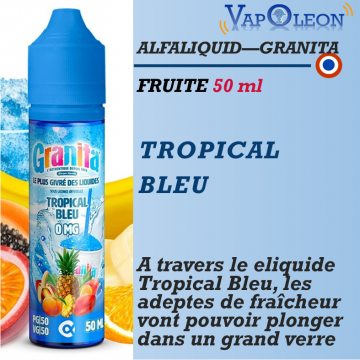 Alfaliquid - Granita - TROPICAL BLEU - 50ml Alfaliquid - Granita - TROPICAL BLEU - 50ml