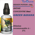 HIDDEN POTION par A&L - ARÔME GREEN BANANA - 30 ml