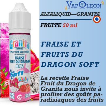 Alfaliquid - Granita - FRAISE FRUIT du DRAGON SOFT - 50ml