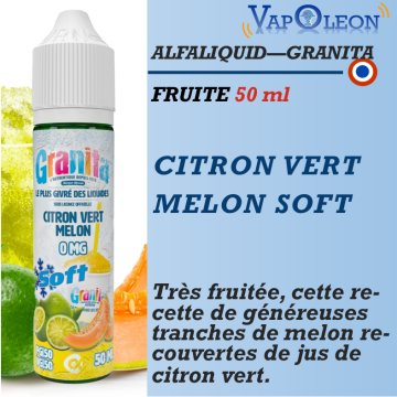 Alfaliquid - Granita - CITRON VERT MELON SOFT - 50ml